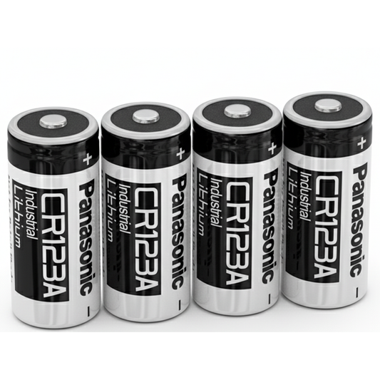 CR123A Panasonic batteries / CR123 4 Pcs
