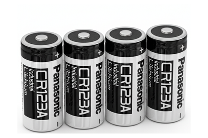 CR123A Panasonic batteries / CR123 4 Pcs