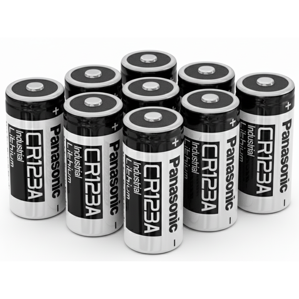 CR123A Panasonic batteries / CR123 8 Pcs