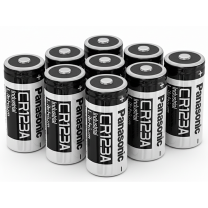 CR123A Panasonic batteries / CR123 8 Pcs