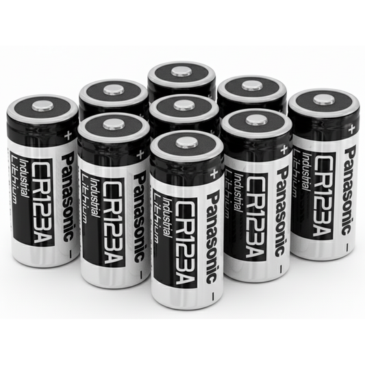 CR123A Panasonic batteries / CR123 8 Pcs