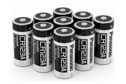 CR123A Panasonic batteries / CR123 8 Pcs