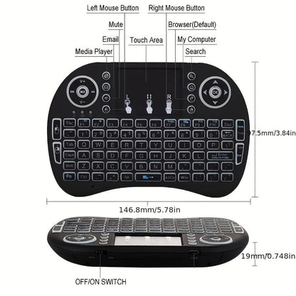 Mini Wireless Smart TV Keyboard