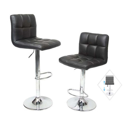 Adjustable swivel bar stools