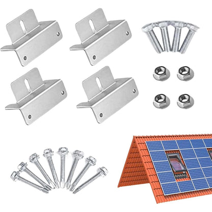 Solar Panel 150 Watt 12-18 Volt Monocrystalline Controller Z Brackets Cables