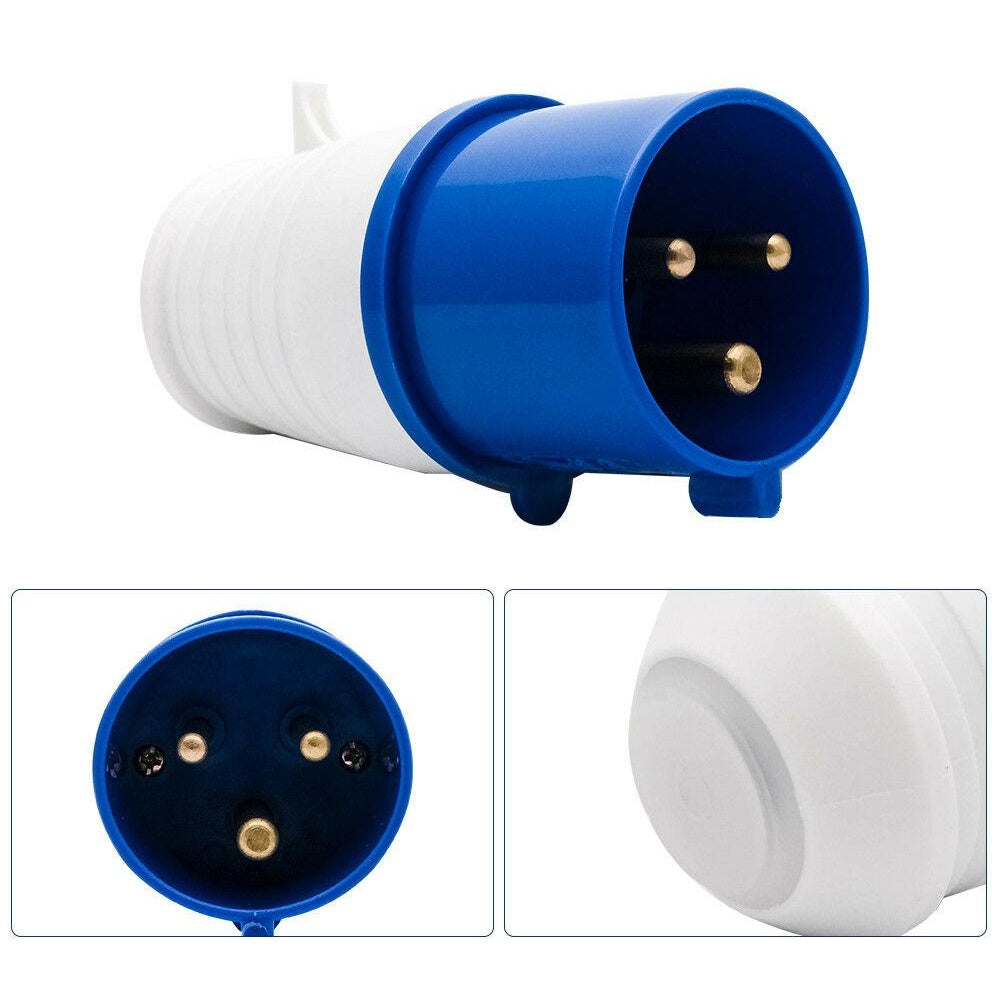 Caravan lead connector plug (Male) 16A IP44