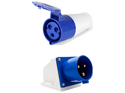 Caravan lead connector plug Female and Caravan Male Inlets 16 Amps IP44