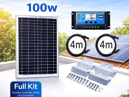 100W Solar Panel Kit