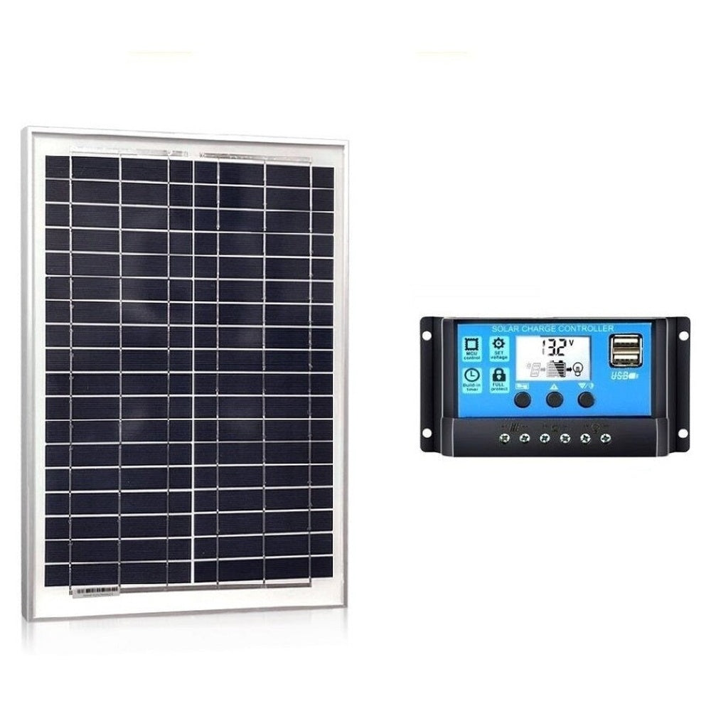 100W Solar Panel with Solar Controller