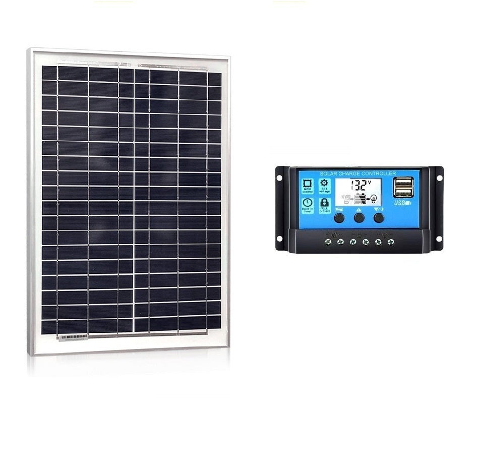100W Solar Panel with Solar Controller