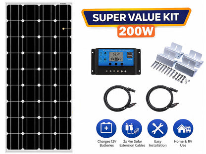 200W Solar Panel Kit