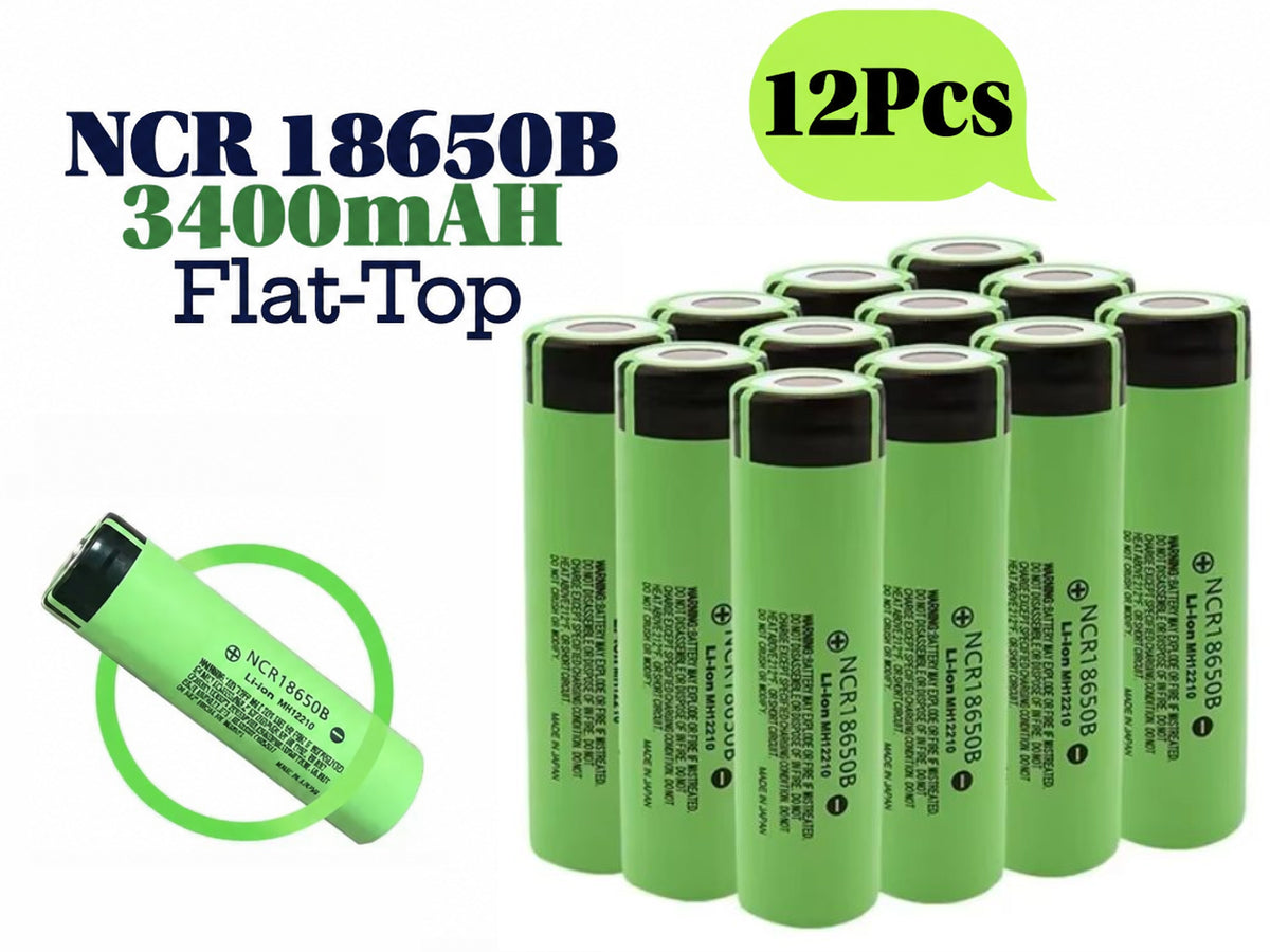 18650 Rechargeable Battery 12PCS