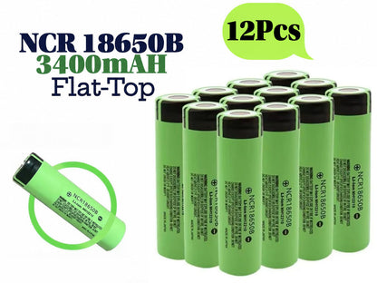 18650 Rechargeable Battery 12PCS
