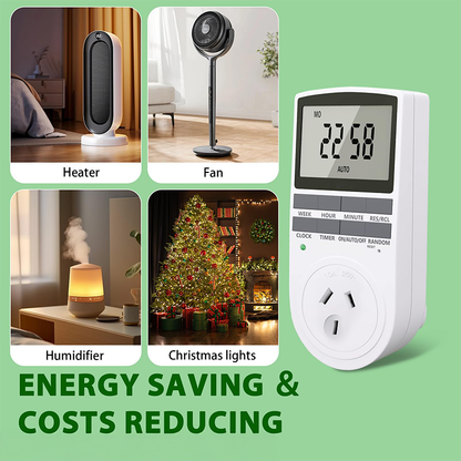 Mains Timer Electricity Plug Power Point