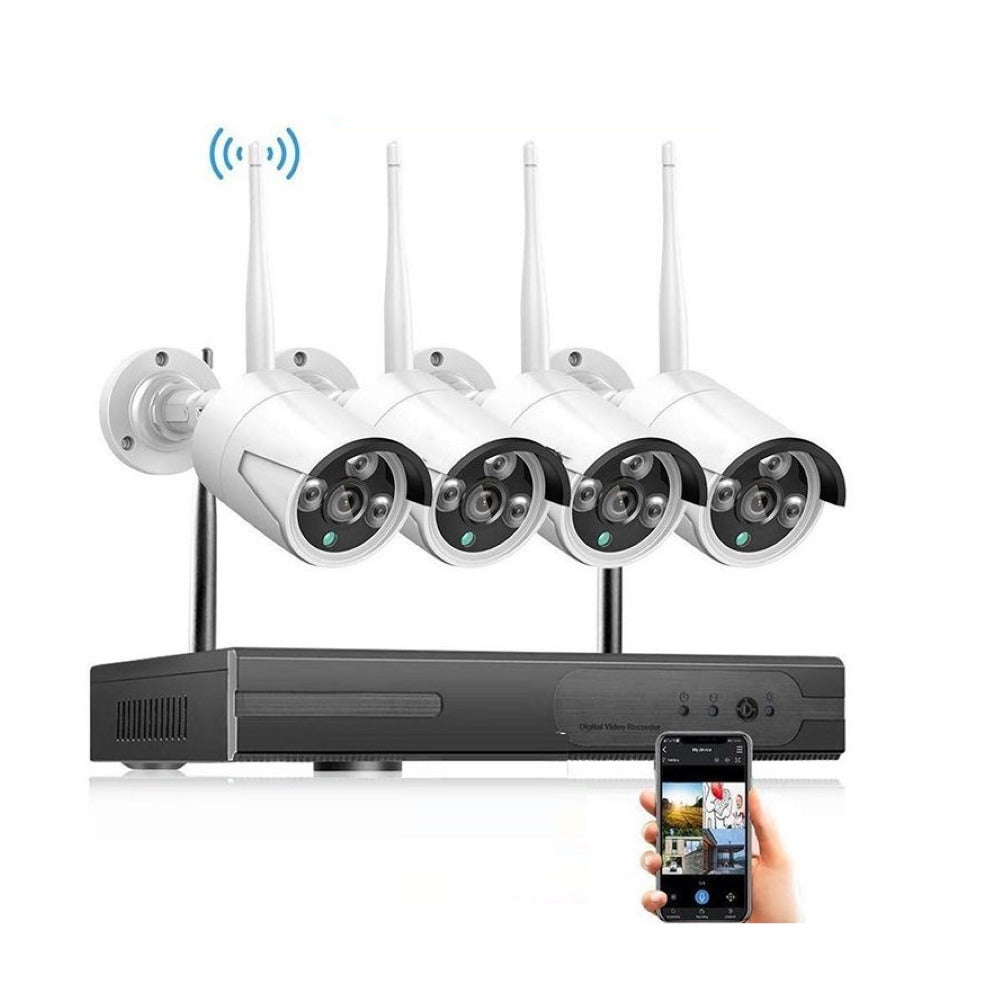 Wireless Security Camera system with 4 Cameras