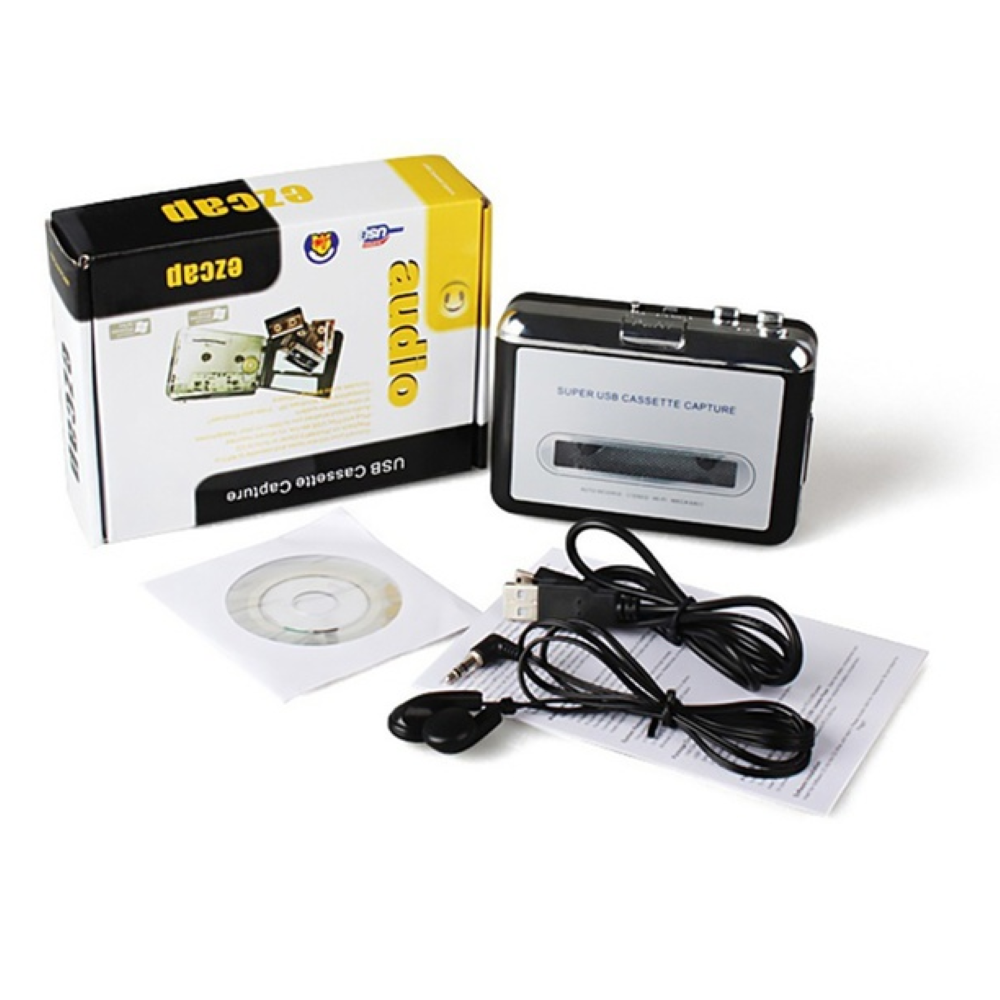 USB Cassette Player and Tape to MP3 Converter