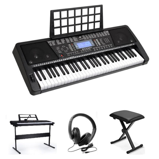 Electronic Piano Keyboard Piano with Stand Headphone and Stool