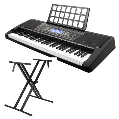 61 Key Electronic Piano Keyboard and Piano Stand