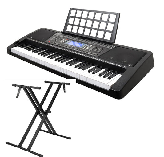 61 Key Electronic Piano Keyboard and Piano Stand