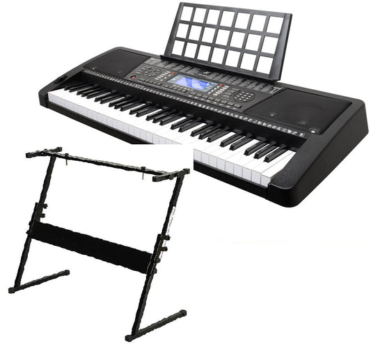 61 Key Electronic Piano Keyboard and Piano Stand