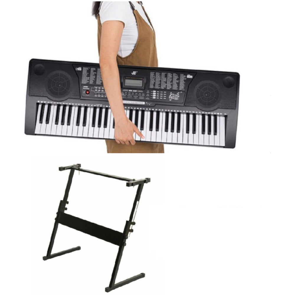 61 Key Electronic Keyboard Piano and Piano Stand
