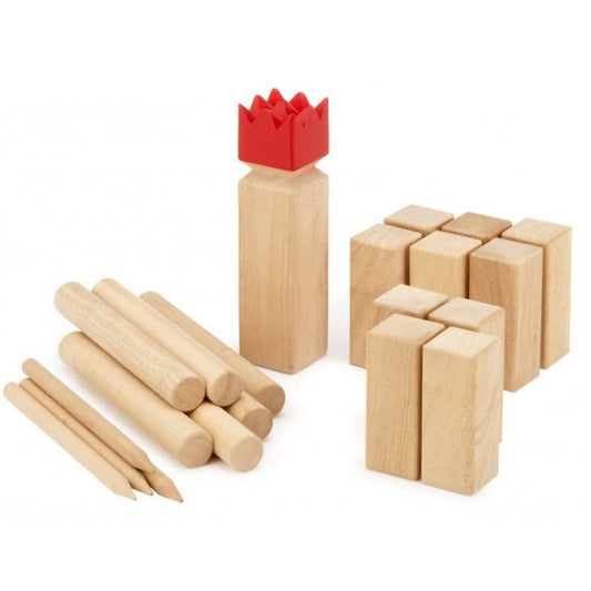 Outdoor Lawn Kubb Game Set