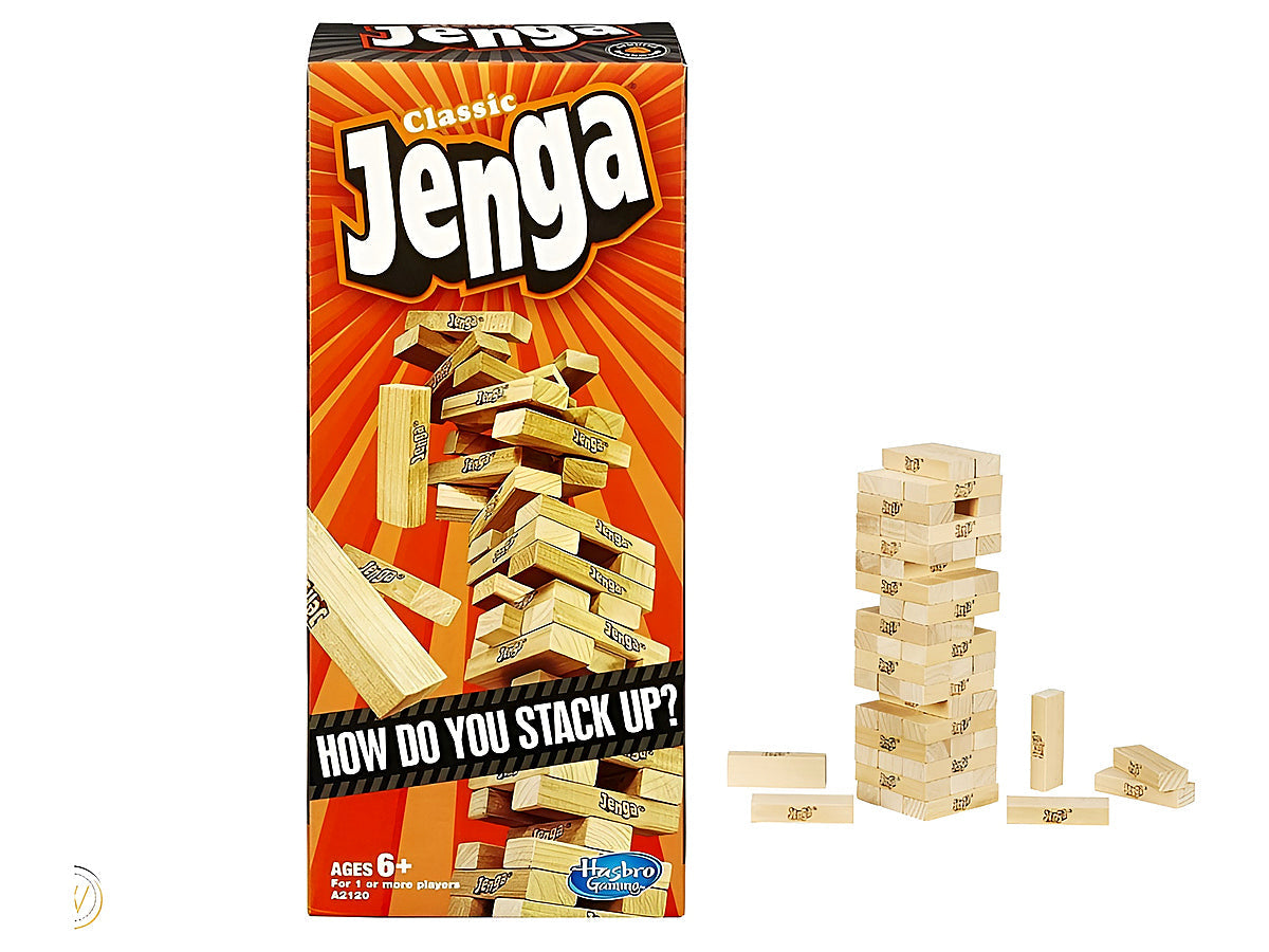 Jenga Classic Block Stacking Game
