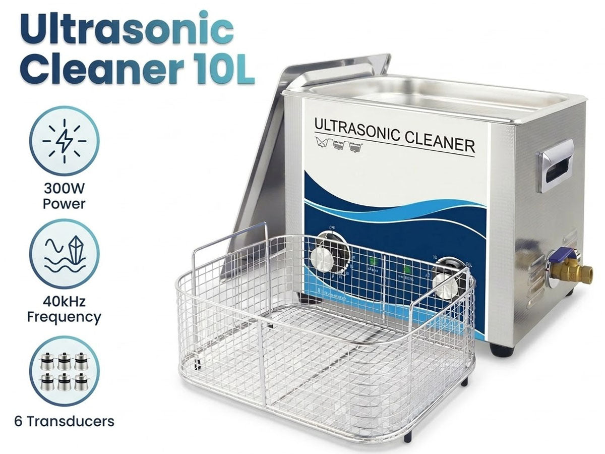 Ultrasonic Cleaner 10L Heated Ultrasonic