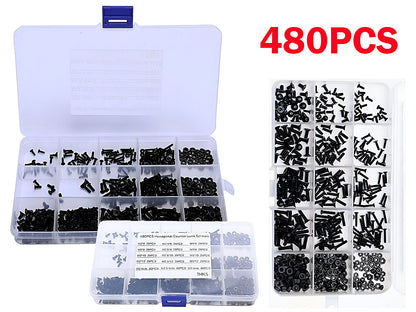 Countersunk Screws 480pcs M2 M3