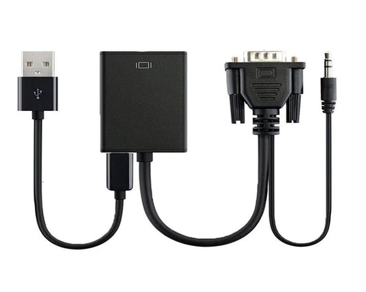 VGA to HDMI Cable TV extension cable with audio