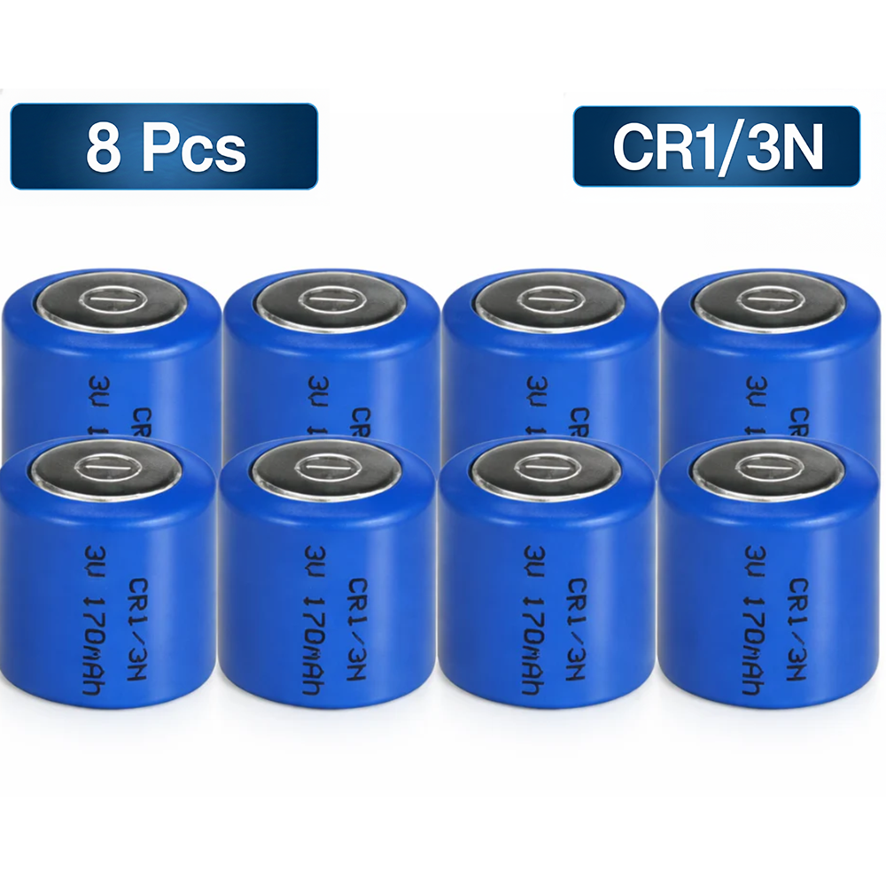 8PCS CR1/3N Lithium Battery 2L76, K58L, DL1/3N, 5018LC, CR11108, CR1/3N, CR13N
