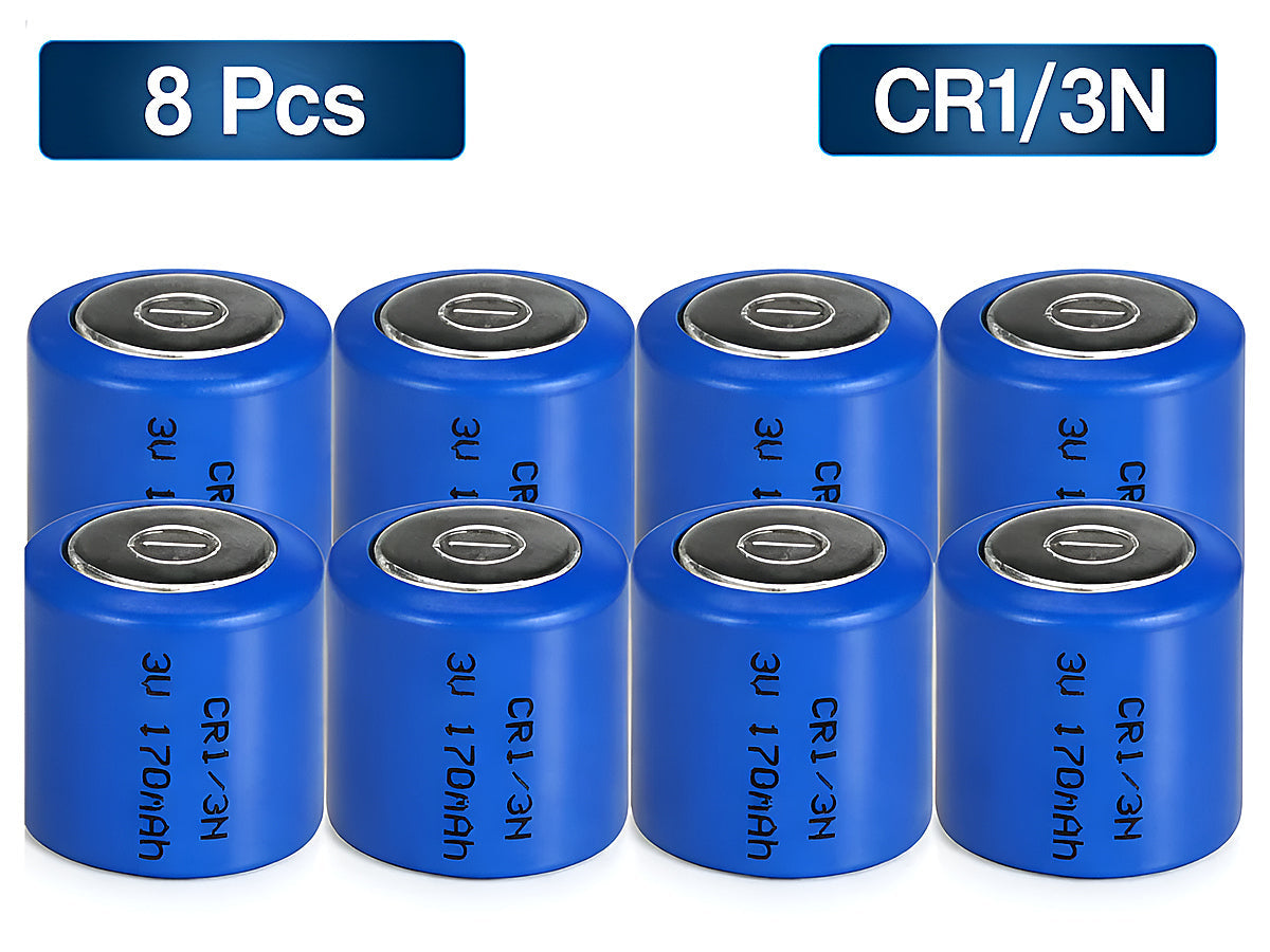 8PCS CR1/3N Lithium Battery 2L76, K58L, DL1/3N, 5018LC, CR11108, CR1/3N, CR13N