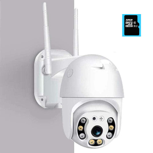 Wireless Security Camera with Indoor/Outdoor Night Vision
