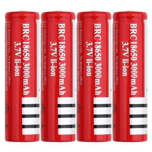 4 x 18650 Battery Rechargeable Battery