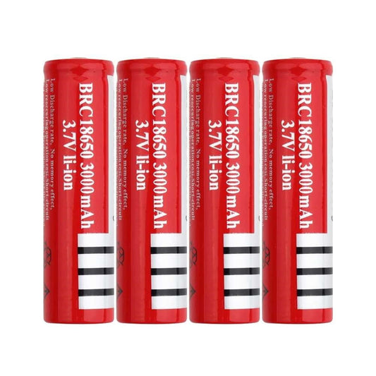4 x 18650 Battery Rechargeable Battery