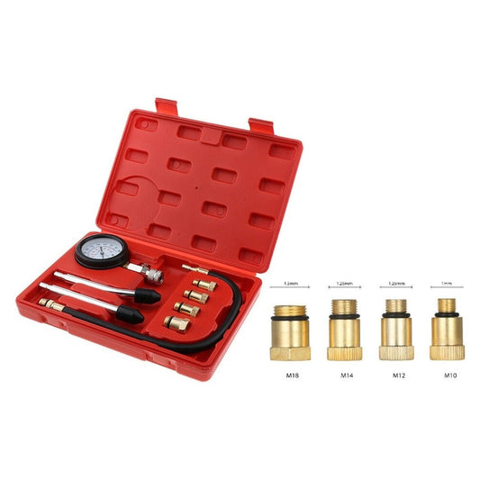 Compression Tester Auto Petrol Gas Engine Cylinder Tester