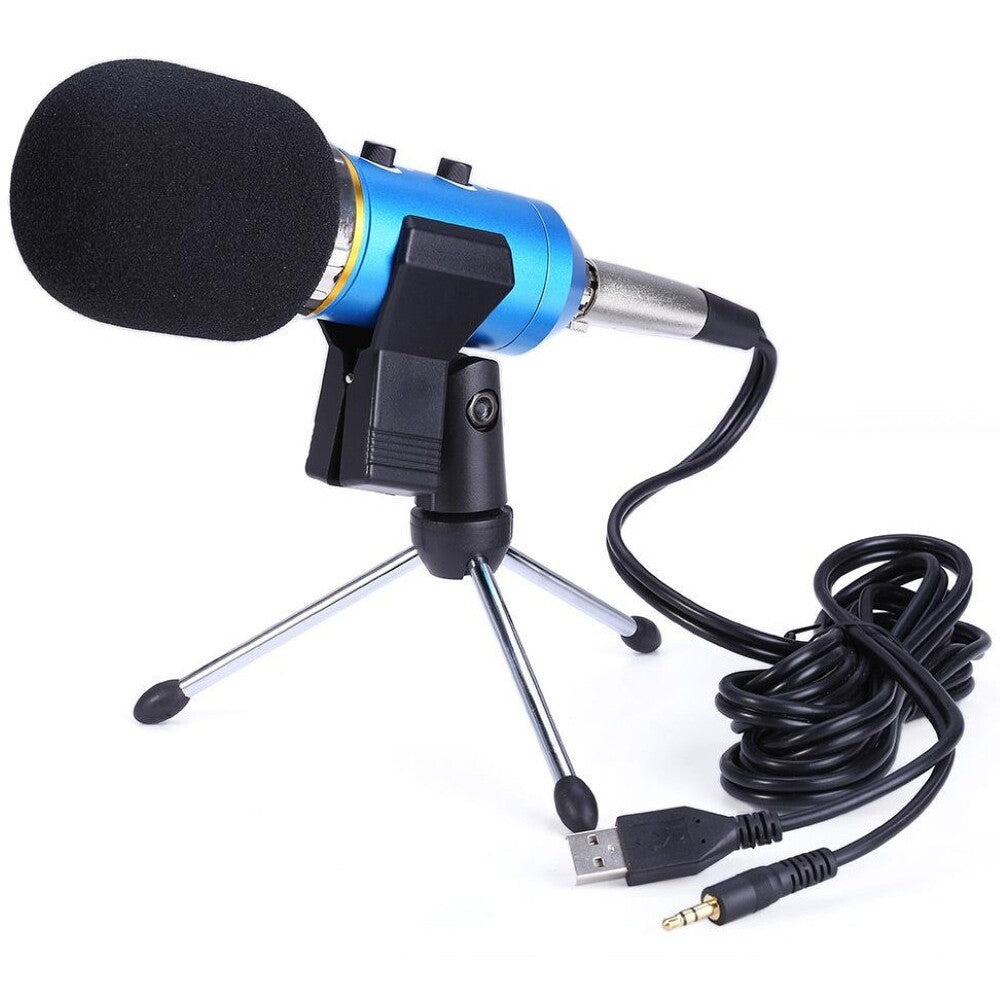 USB Microphone Adjustable Sound Volume Noise Reduction