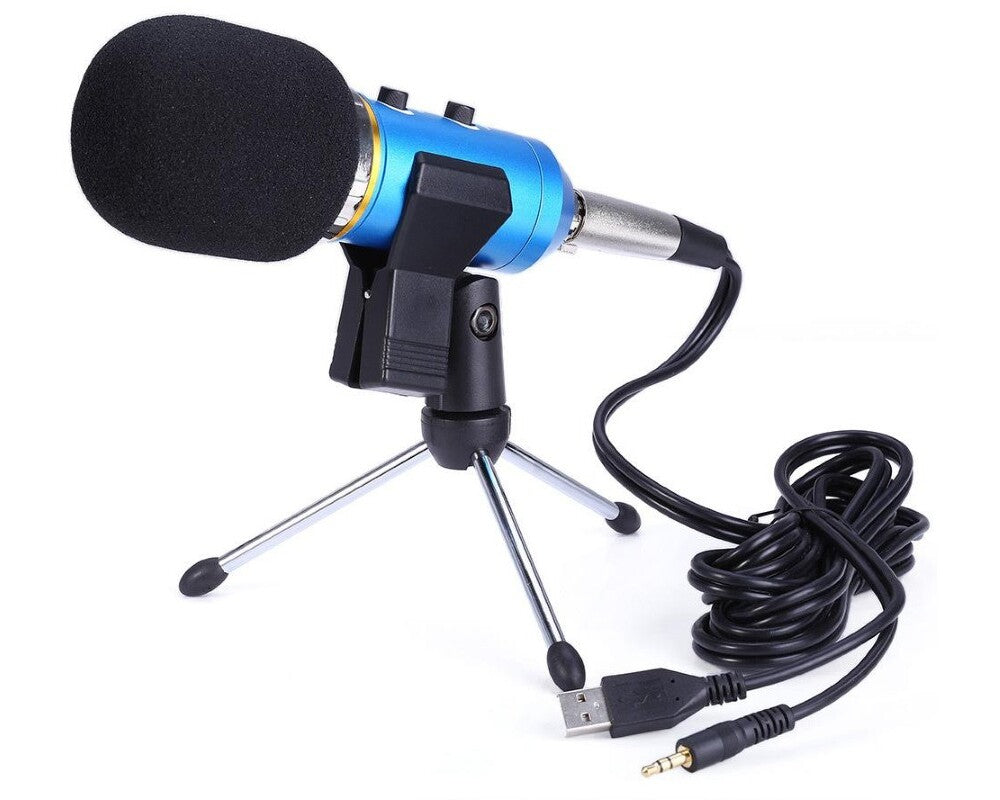 USB Microphone Adjustable Sound Volume Noise Reduction