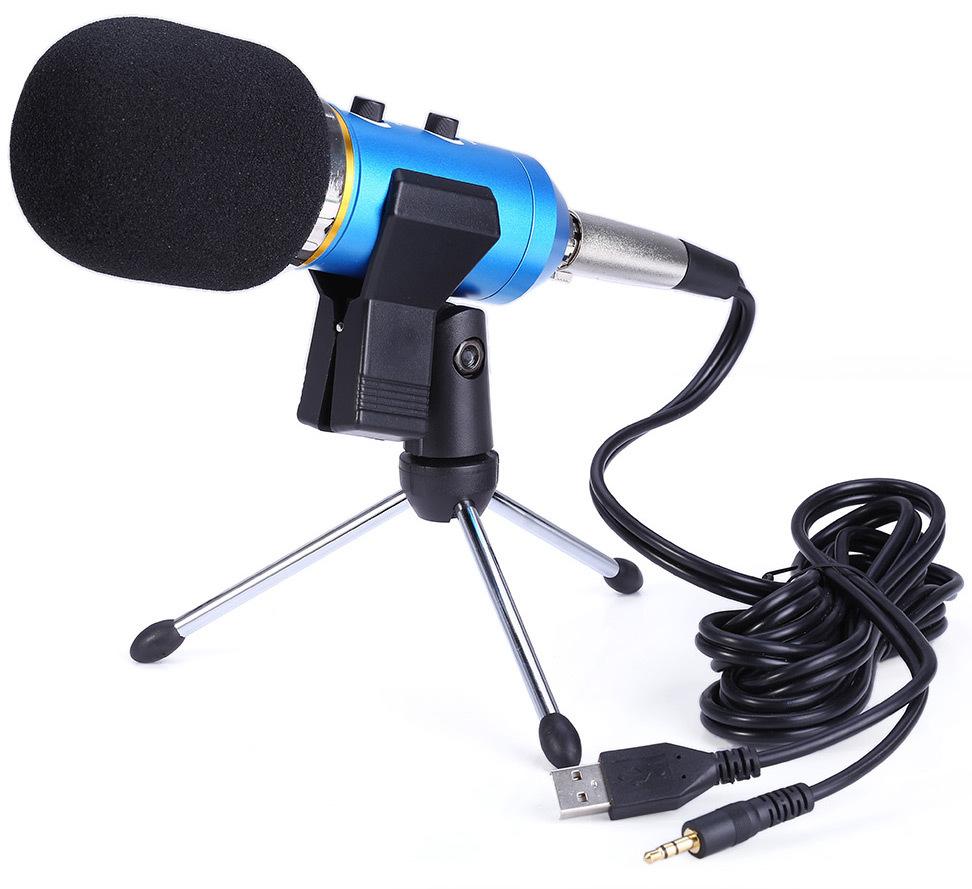 USB Microphone Adjustable Sound Volume Noise Reduction