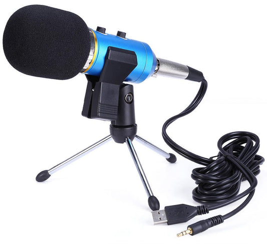 USB Microphone Adjustable Sound Volume Noise Reduction