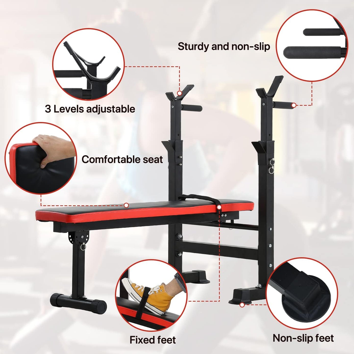 Adjustable Weight Bench Sit Up Bench