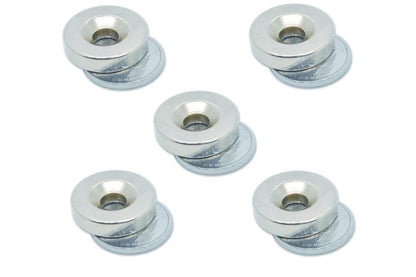Neodymium Magnets 20mmx 5mm Hole 6mm 5PCS