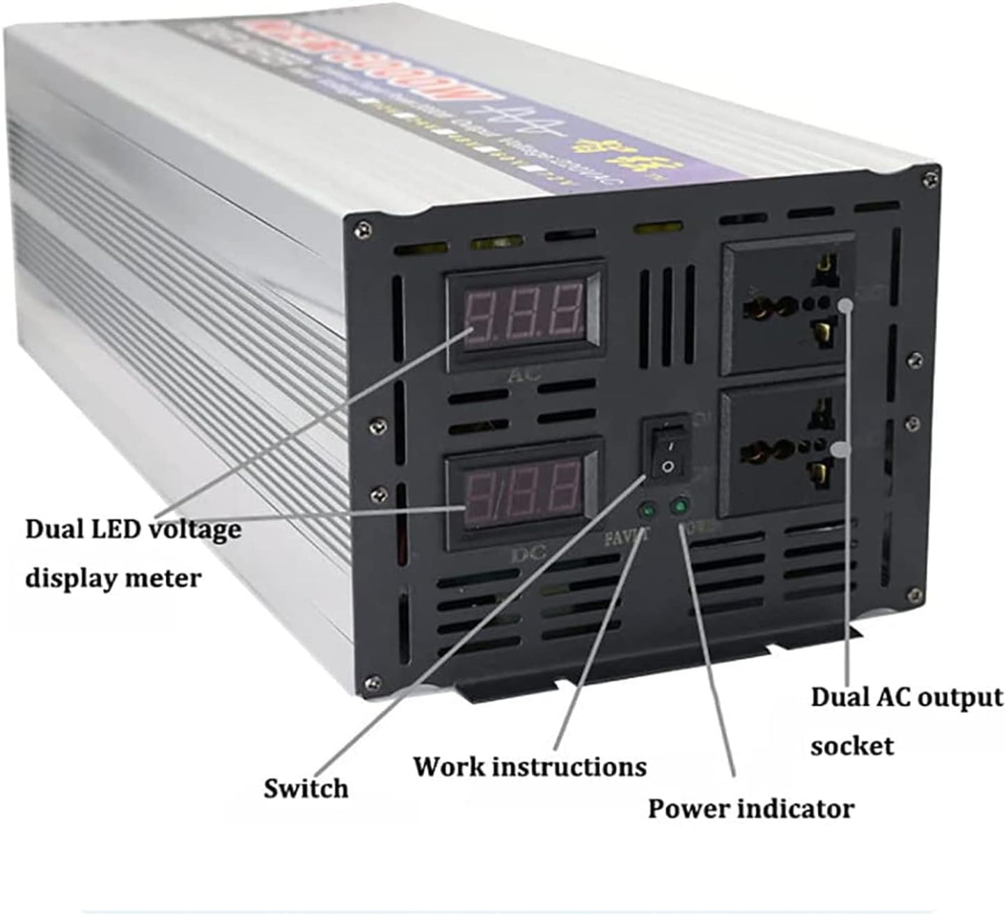 Pure Sine wave Inverter 6000W 12V