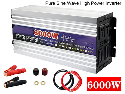Pure Sine wave Inverter 6000W 12V