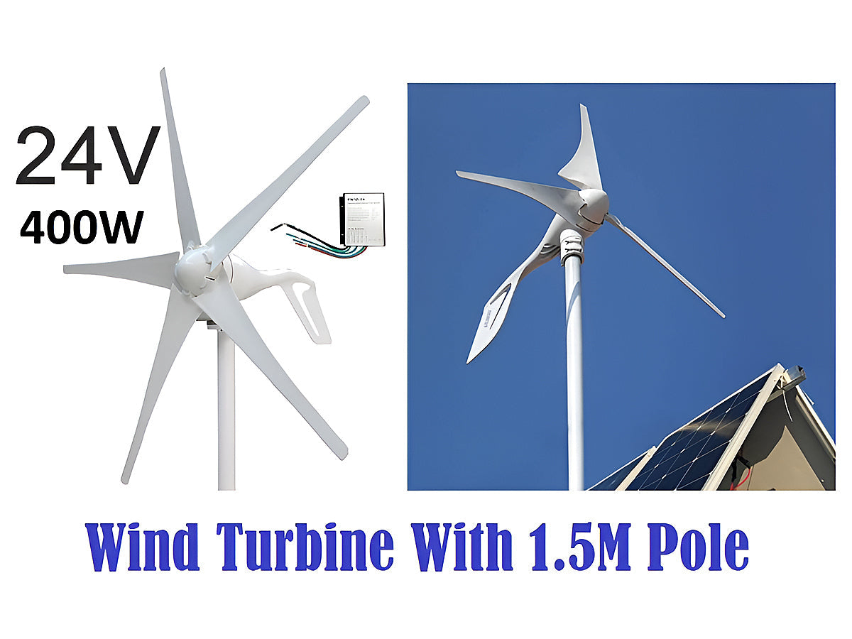 Wind Turbine with Turbine pole 1.5M