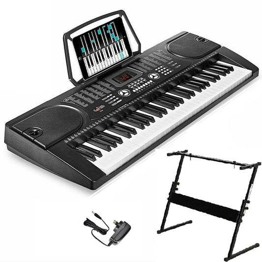 Electronic Keyboard Piano and Piano Stand