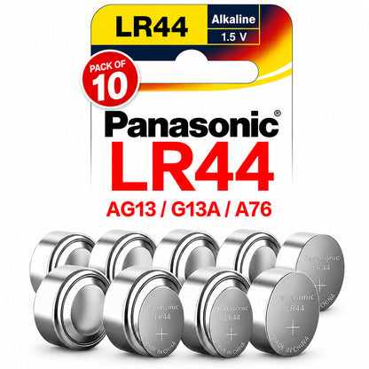 Panasonic LR44 Battery 10pcs