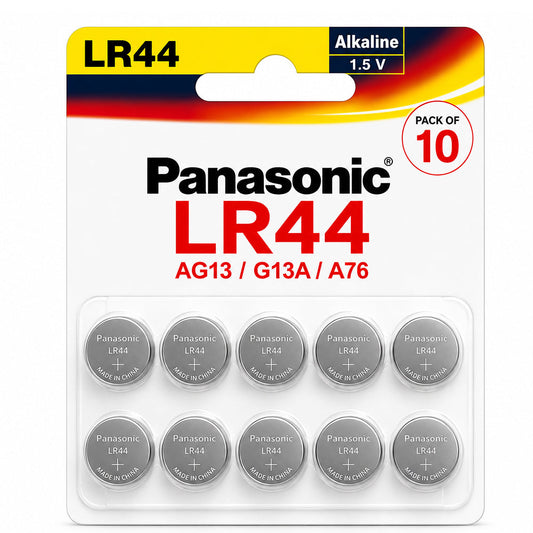 Panasonic LR44 Battery 10pcs