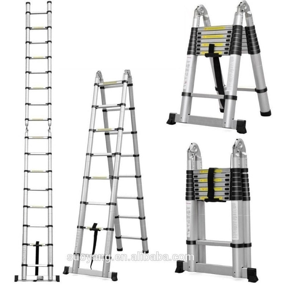 Telescopic Ladder 5m Multi-Purpose Aluminium Telescoping