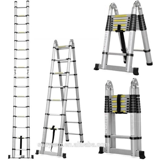 Telescopic Ladder 5m Multi-Purpose Aluminium Telescoping